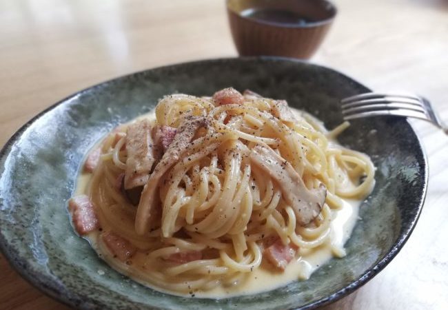 エリンギ入り簡単【カルボナーラ】レシピ・献立・薬膳効能
